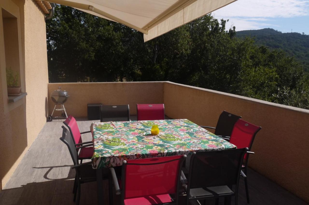 Villa Les Oliviers Vallon-Pont-dʼArc Exterior foto